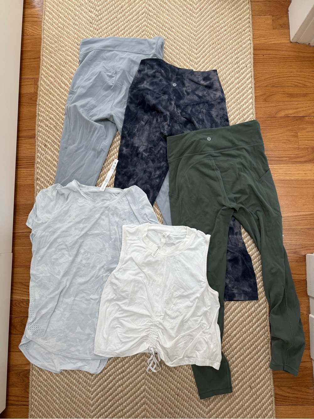 Lululemon, Size 8 Activewear Bundle, Fast & Free Brushed Leggings, Align, Tops